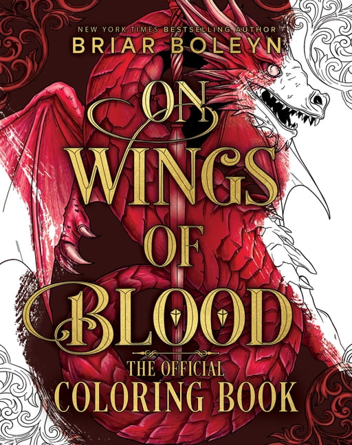 On Wings of Blood: The Official Coloring Book, (Paperback)