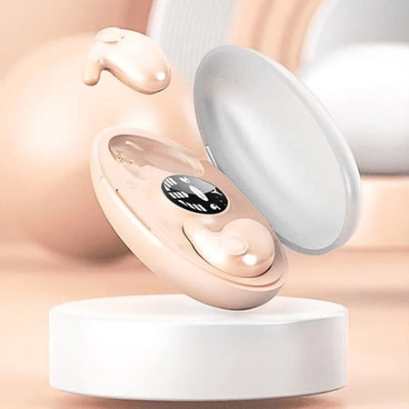 Untica Invisible Sleep IPX5 Waterproof True Wireless Bluetooth 5.3 Earbuds with Charging Case