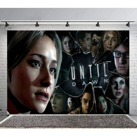 Until Dawn Backdrop Banner Party Supplies Poster Movie Theme Background for Photography Birthday Decorations