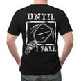 thumbnail image 1 of Until I Fall Pickleball Black T-Shirt Small, 1 of 9