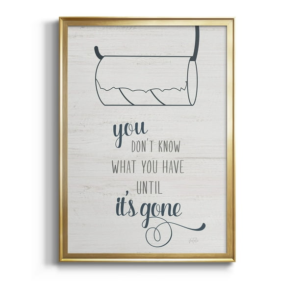 Until It's Gone Premium Framed Print - Ready to Hang