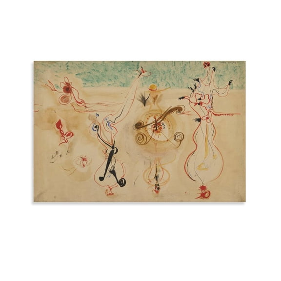 Expressionism 1944 Painting by Mark Rothko Canvas Wall Art Poster Decorative Bedroom Modern Home Print Picture Artworks Posters 24x36inch(60x90cm)