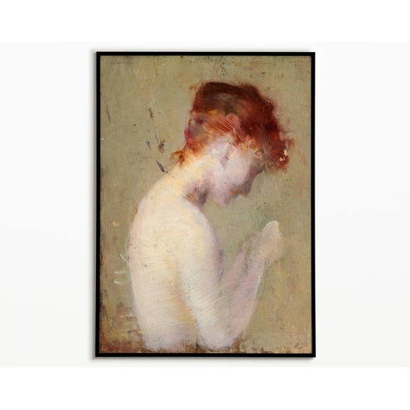 Untitled By Carolus-Duran Poster, Poster, Wall Art, Poster Print, Wall Decor, Untitled, Carolus-Duran, Art Wall Art, Modern Wall Decor, 8x12 UNFRAMED