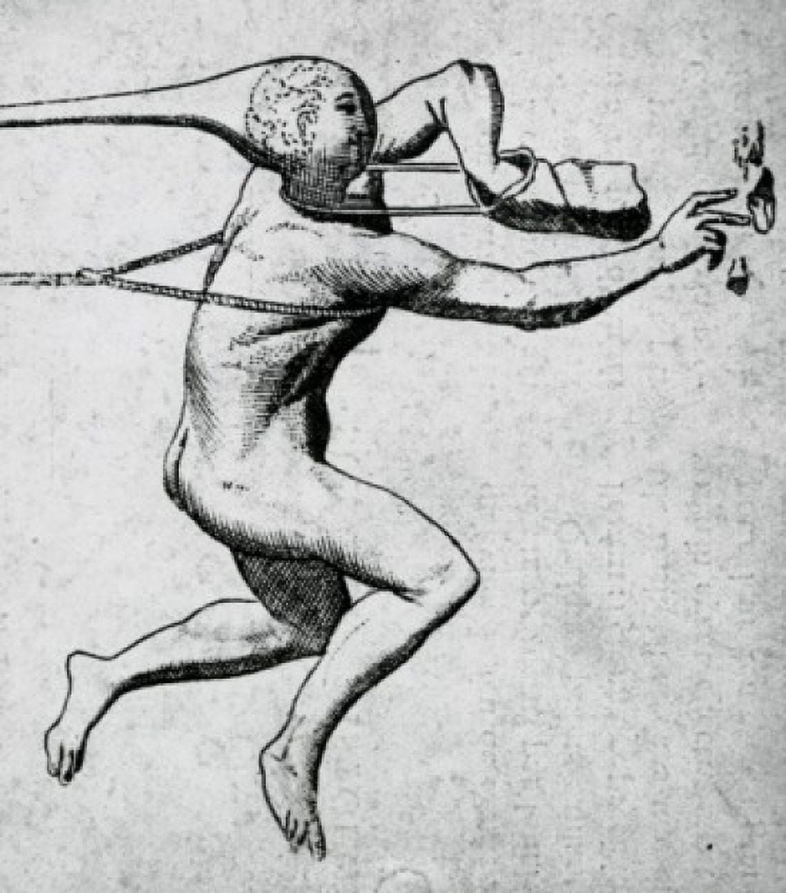 Untitled (Diving) 17th Century Artist Unknown Canvas Art - (18 x 24)