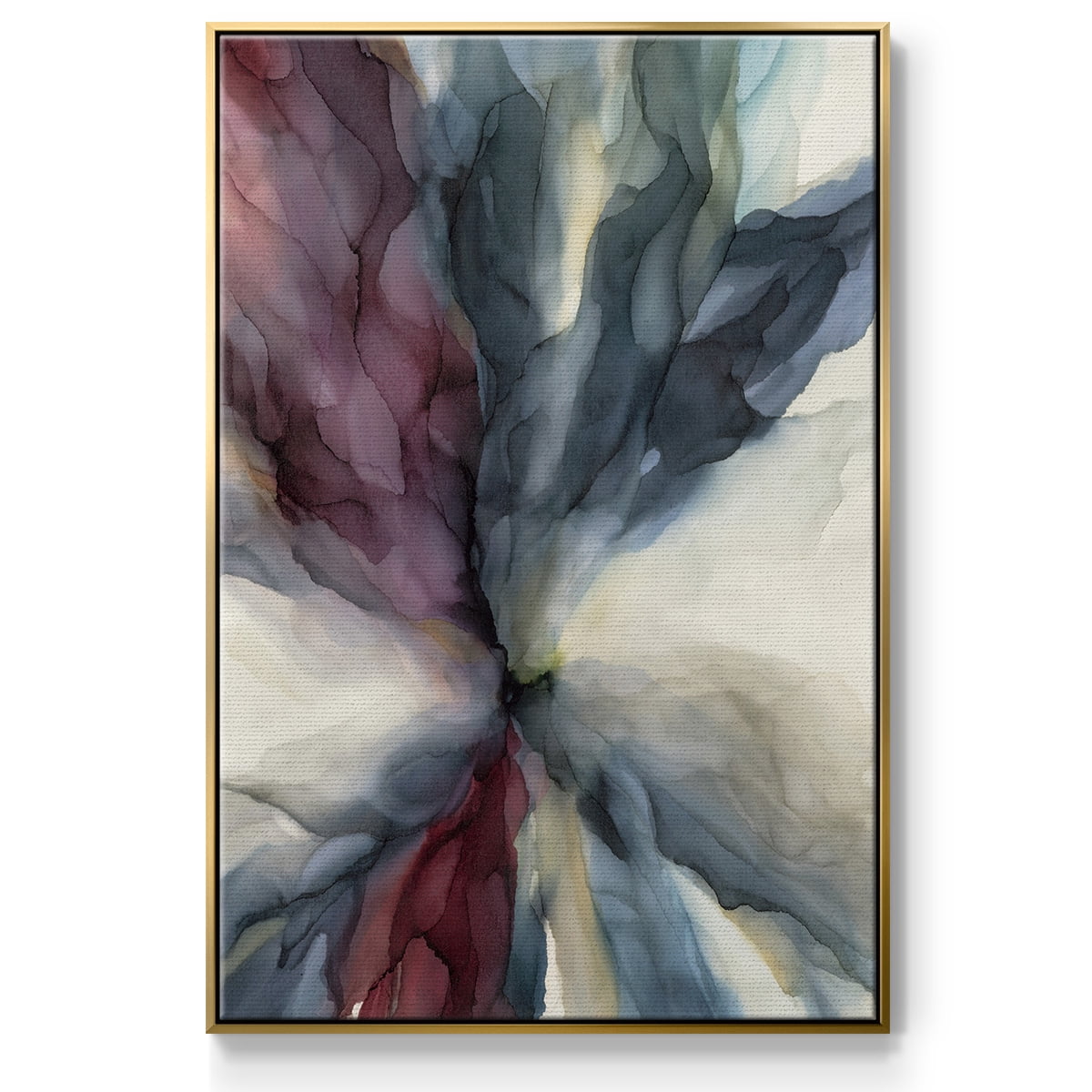 Untitled Framed Premium Gallery Wrapped Canvas - Ready to Hang - 17 x 25 - Gold Floating Frame