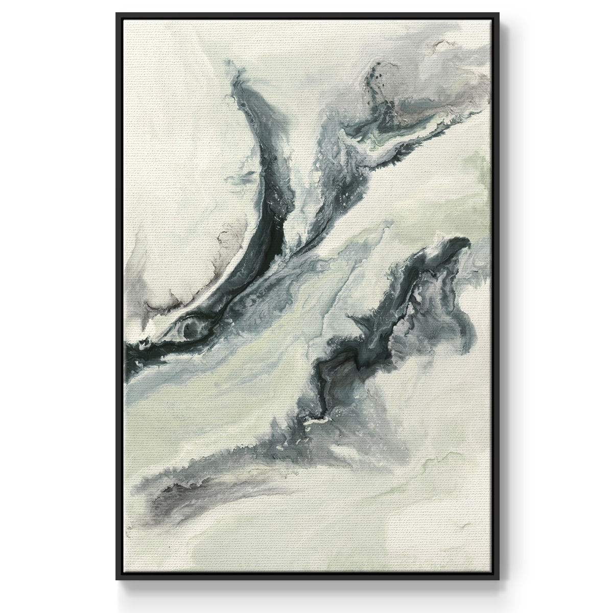 Untitled Framed Premium Gallery Wrapped Canvas - Ready to Hang - 25 x 37 - Black Floating Frame