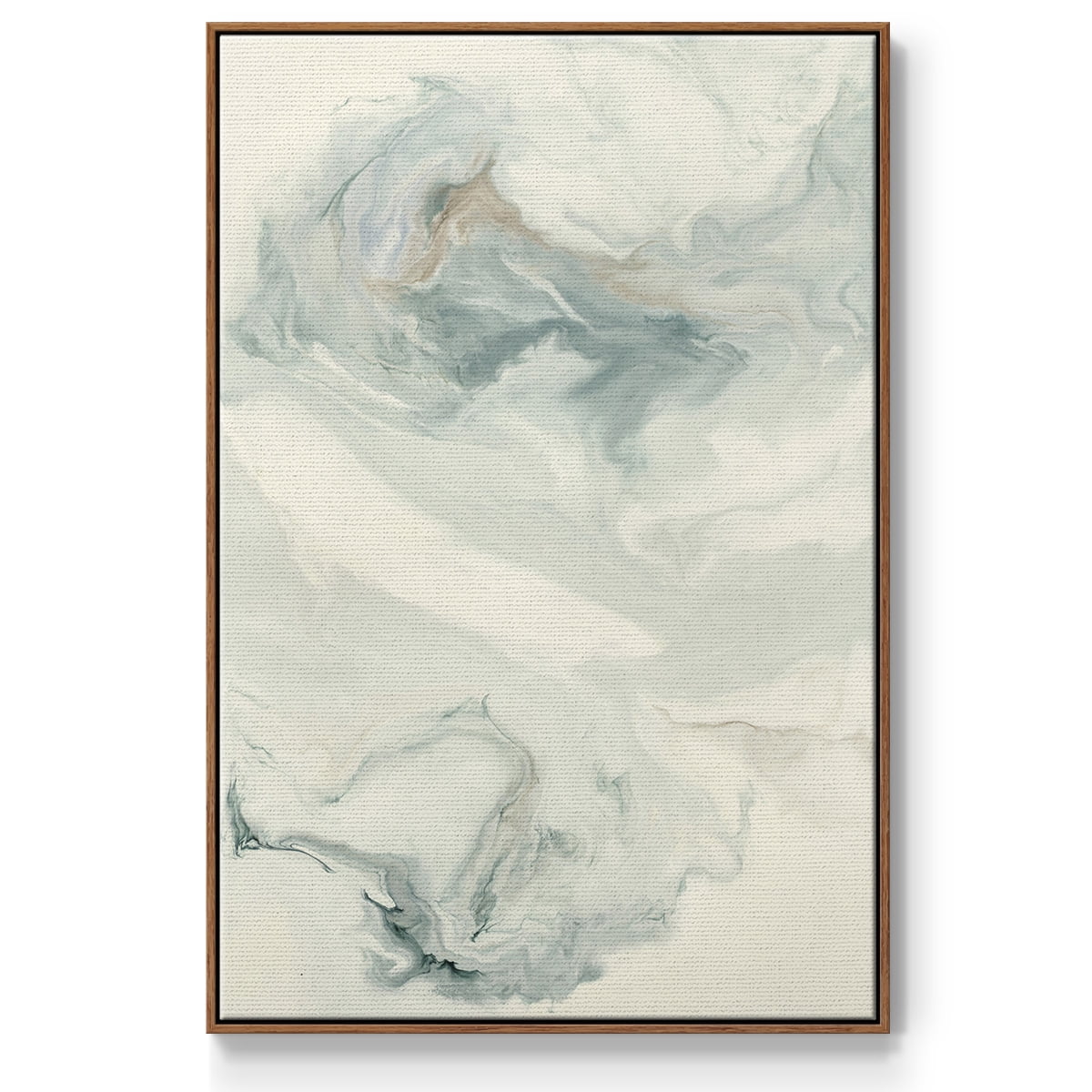 Untitled Framed Premium Gallery Wrapped Canvas - Ready to Hang - 25 x 37 - Walnut Floating Frame
