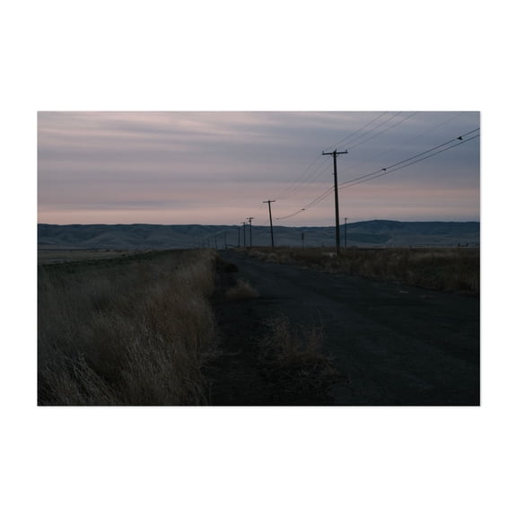 Untitled - Los Angeles Oregon Photography Rural Desert Landscape Sunset Scenic Countryside Moody Unframed Wall Art Print 4 x 6 inches