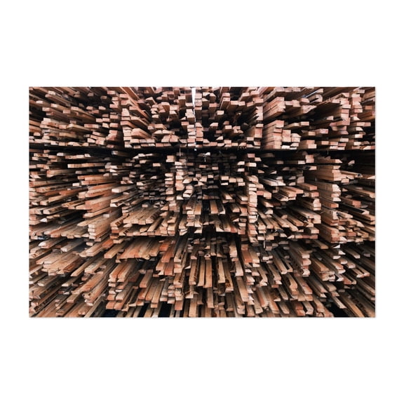 Untitled - Oregon Photography Industrial Abstract Pattern Geometric Rustic Unframed Wall Art Print 4 x 6 inches