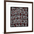 thumbnail image 1 of Art.com Untitled Pop Art Giclee Print by Keith Haring, Brown Frame Wall Art, 38" x 38", 1 of 5
