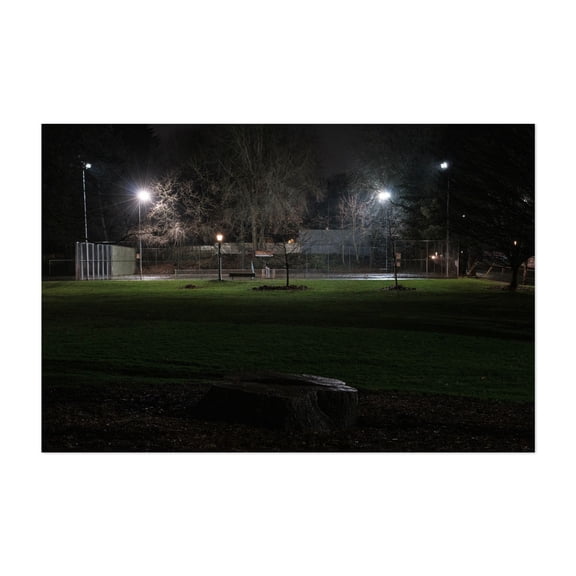 Untitled - Portland Oregon Photography Nightlife Moody Street Photography Night Sky Mystical Unframed Wall Art Print 4 x 6 inches