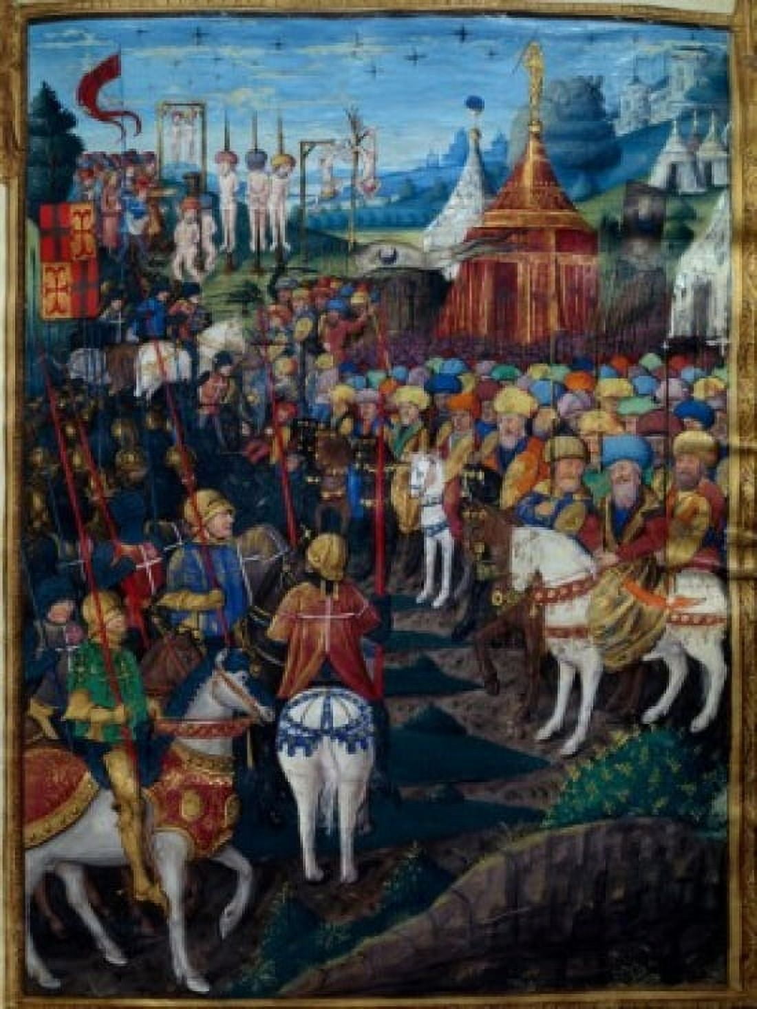 Untitled (Renaissance) manuscript France Paris Bibliotheque Nationale Canvas Art - Bibliotheque Nationale (18 x 24)