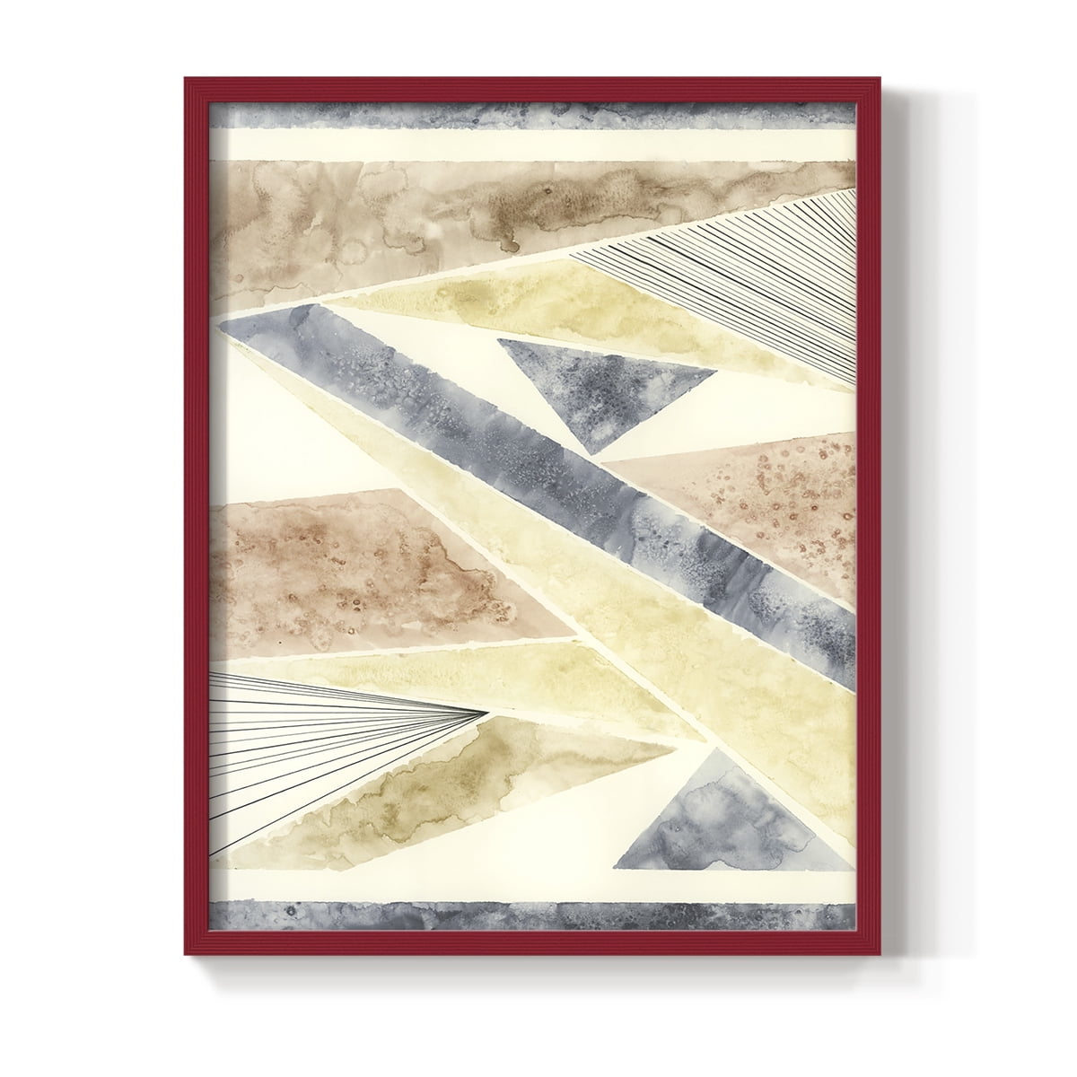 Untitled in Paper Solid Wood 11 x 14 Framed Print