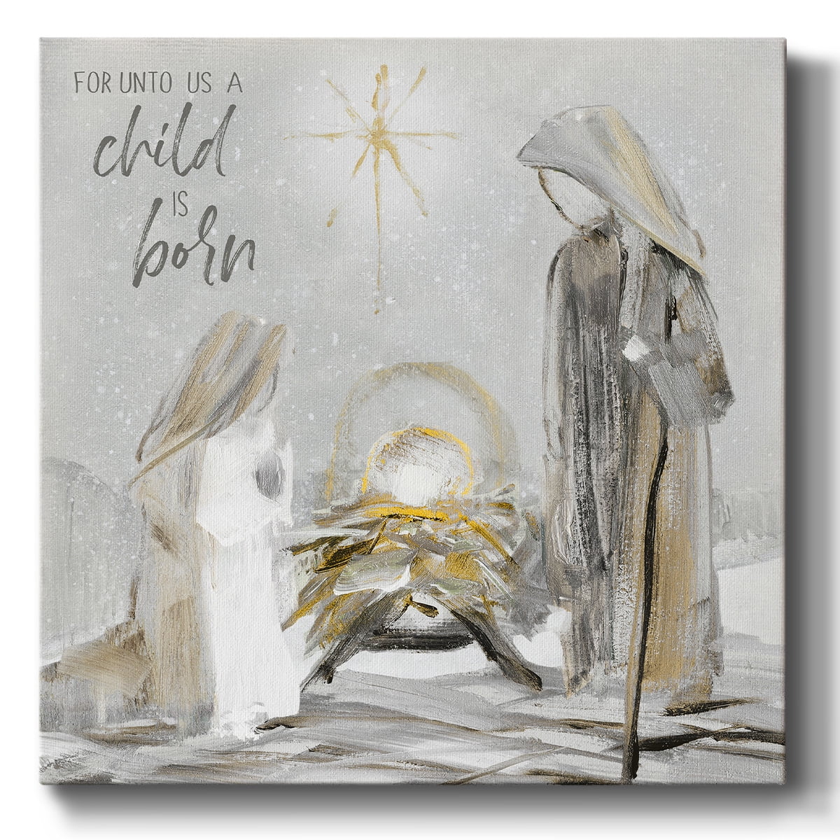 Unto Us- Gallery Wrapped Canvas