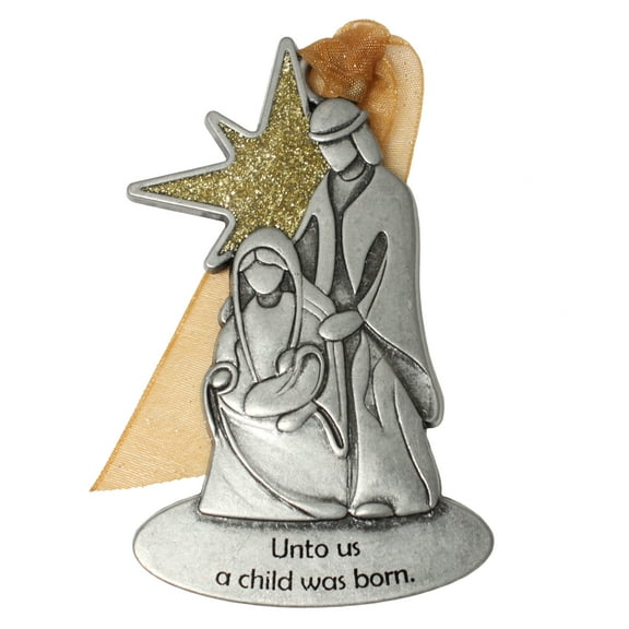Unto Us a Child was Born Nativity Scene