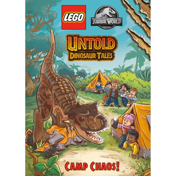 Pre-Owned Untold Dinosaur Tales #2: Camp Chaos! (Lego Jurassic World) (Hardcover) 0593568818 9780593568811