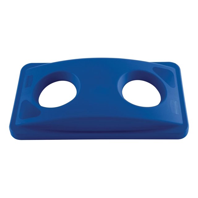 Untouchable Recycle Bin Lid, Blue, Use For Bottles/Cans, Compatible ...