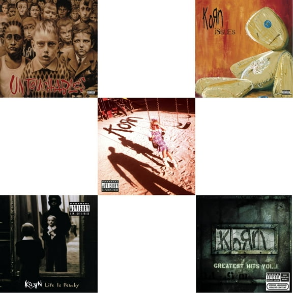 Untouchables & Life Is Peachy & Korn (Explicit) & Issues (Explicit) & Greatest Hits Vol.1 [CD Bundle]