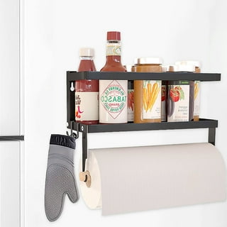 Lotteli Kitchen Magnetic Spice Rack for Refrigerator – Durable and Practical Spice Rack Magnetic Fridge Organizer with Powerful Magnets – Space