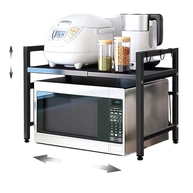 Untyo Microwave Oven Rack, Expandable Microwave Stand Countertop