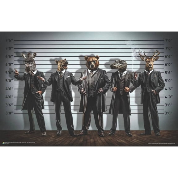 Unusual Suspects by Daveed Benito Mini Poster 17" x 11"