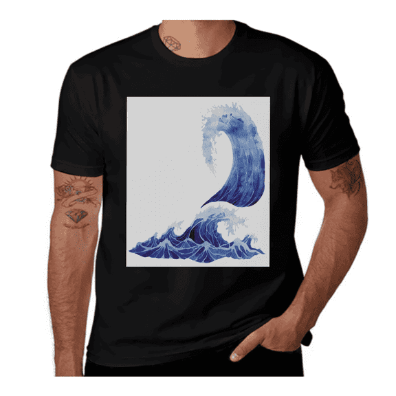 Unusual Trippy Lines-Geometric-Multicolor- Casual Streetwea Everyday Tshirt Comfortable Wear tee shirt