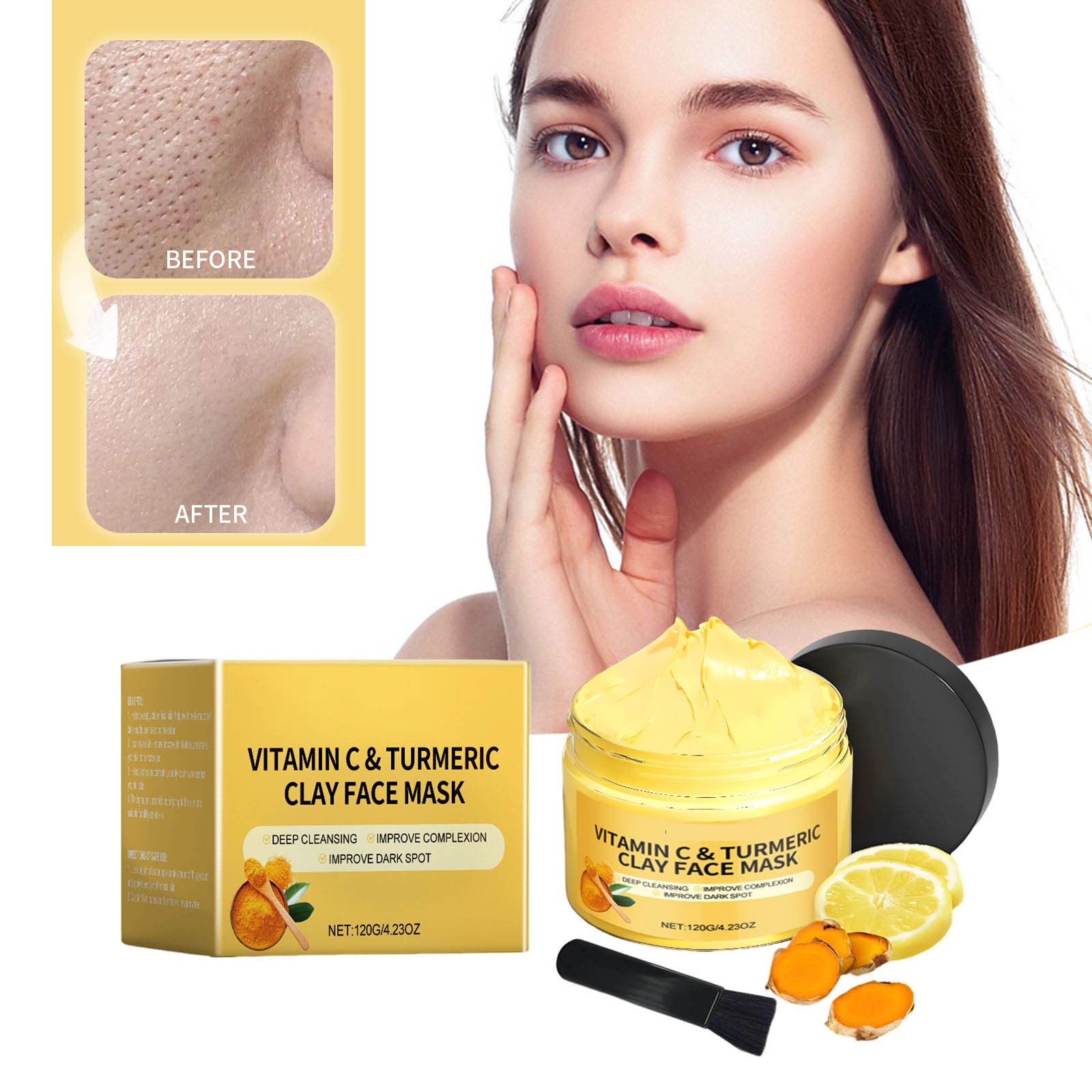 Unveil And Cleanse Pores From Impurities The Newly Upgraded Vitamin C Clay Providing Pregnancy