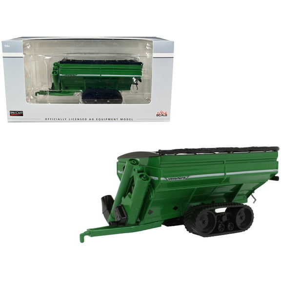 Unverferth 1120 Grain Cart with Tracks Green 1/64 Diecast Model by SpecCast