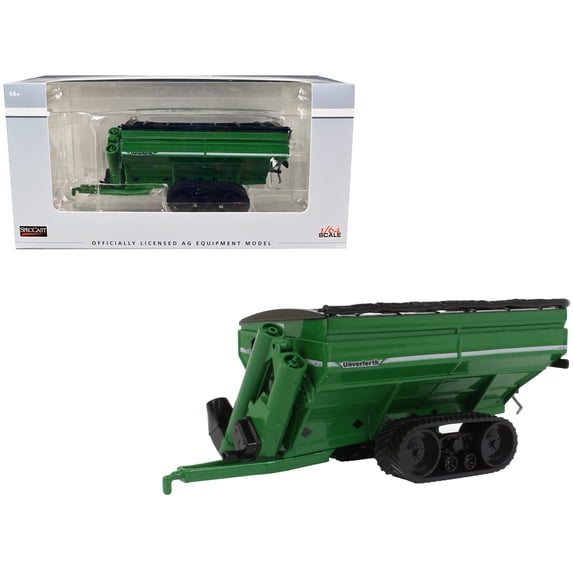 Unverferth 1120 Grain Cart with Tracks Green 1/64 Diecast Model by SpecCast