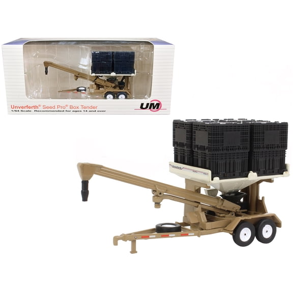 Unverferth Seed Pro Box Seed Tender Beige 1/64 Diecast Model by SpecCast