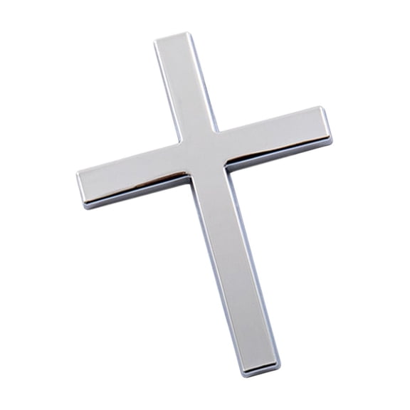 Unversal 3D Crosses Badge Exterior Decoration for Vehicle Truck SUV Emblems Badges Sticker Metal Crosses Decal