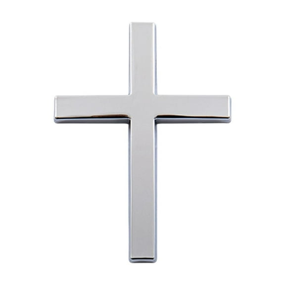 Unversal Crosses Badge Exterior Decoration for Vehicle Truck SUV Emblems Badges Sticker Metal Crosses Decal