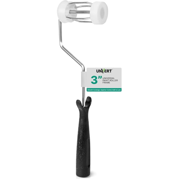 Unvert 3 Inch Paint Roller Frame, for Walls, Ceiling on All Surfaces 4-Wire Cage Frame, Choose 9" / 7" / 4" / 3"