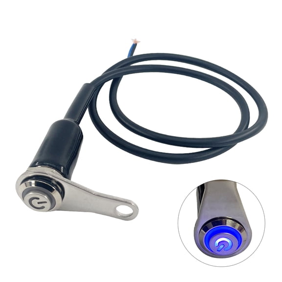 Unviersal Handlebar Waterproof Button Headlight Hazard Brake Fog Light ON Off Switches