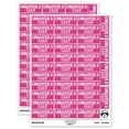 thumbnail image 1 of Unwashed Eggs Farm Chicken Duck Goose Quail Label Carton Sticker Set - Hot Pink - Gloss Finish - 1.5" Small, 1 of 7