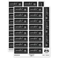 thumbnail image 1 of Unwashed Eggs Please Wash Before Enjoying Label Carton Sticker Set - Black - Matte Finish - 2.00" Large, 1 of 7