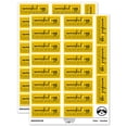 thumbnail image 1 of Unwashed Eggs Please Wash Before Enjoying Label Carton Sticker Set - Yellow - Matte Finish - 2.00" Large, 1 of 7