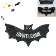 thumbnail image 1 of Unwelcome Mat, Bat Shaped Coir Rug Mats for Front Door, Door Mat Gift Unwelcome Bat Halloween, 2025 New Welcome Ghost Coir Doormats, Bathroom Doormat Entrance Rugs, Front Doors Mats Gift, 1 of 6