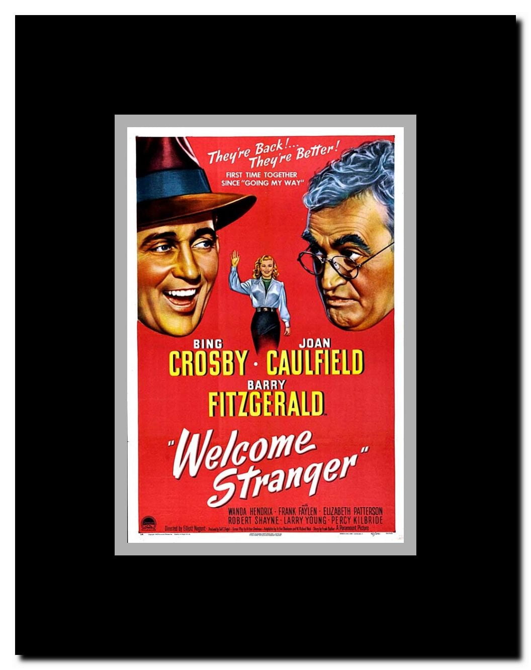 Unwelcome Stranger Framed Movie Poster