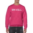 thumbnail image 1 of Unwell Sweatshirt Men -Smartprints Designs, Male 5X-Large, 1 of 4