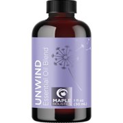 Unwind Essential Oil Aromatherapy Oil for Diffuser - Maple Holistics Orange and Lemongrass Calming Essential Oil Blends - Scented Essential Oils for Diffusers 1 fl oz