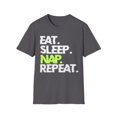 thumbnail image 1 of Unwind in Style: 'Eat. Sleep. Nap. Repeat.' T-Shirt, 1 of 4