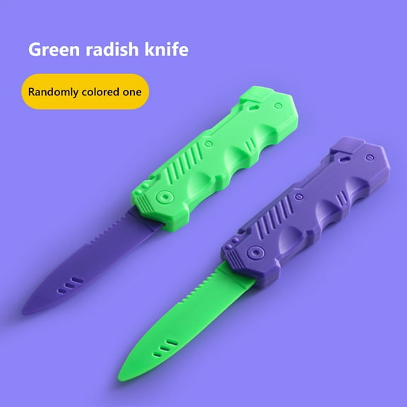 Unzip, Foldable Telescopic Carrot Knife Printed And Portable，interesting Carrot Knife