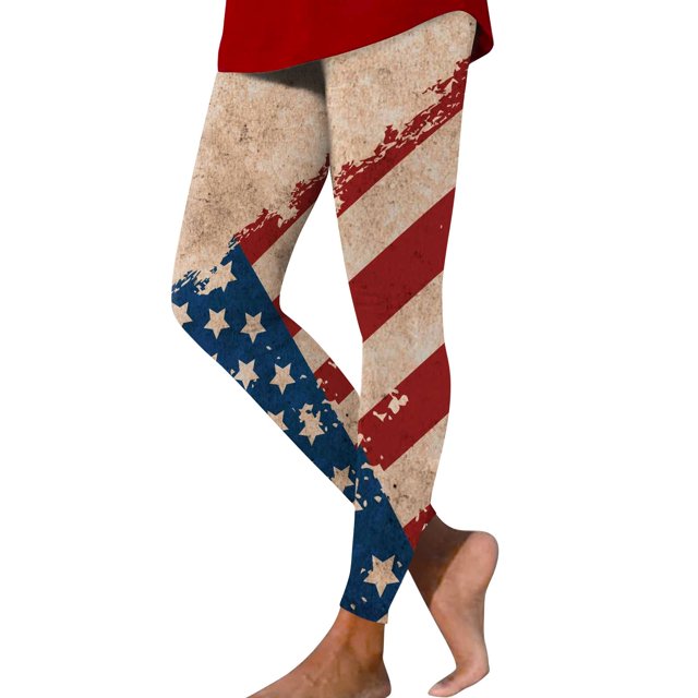 4th of july leggings walmart