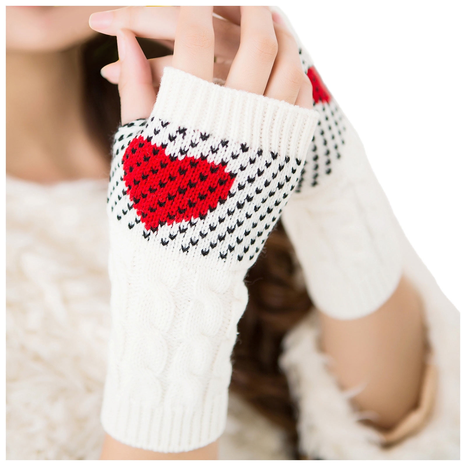 UoCefik Women Gloves Warm Elastic Cuff Winter Gloves Cold Weather Thick