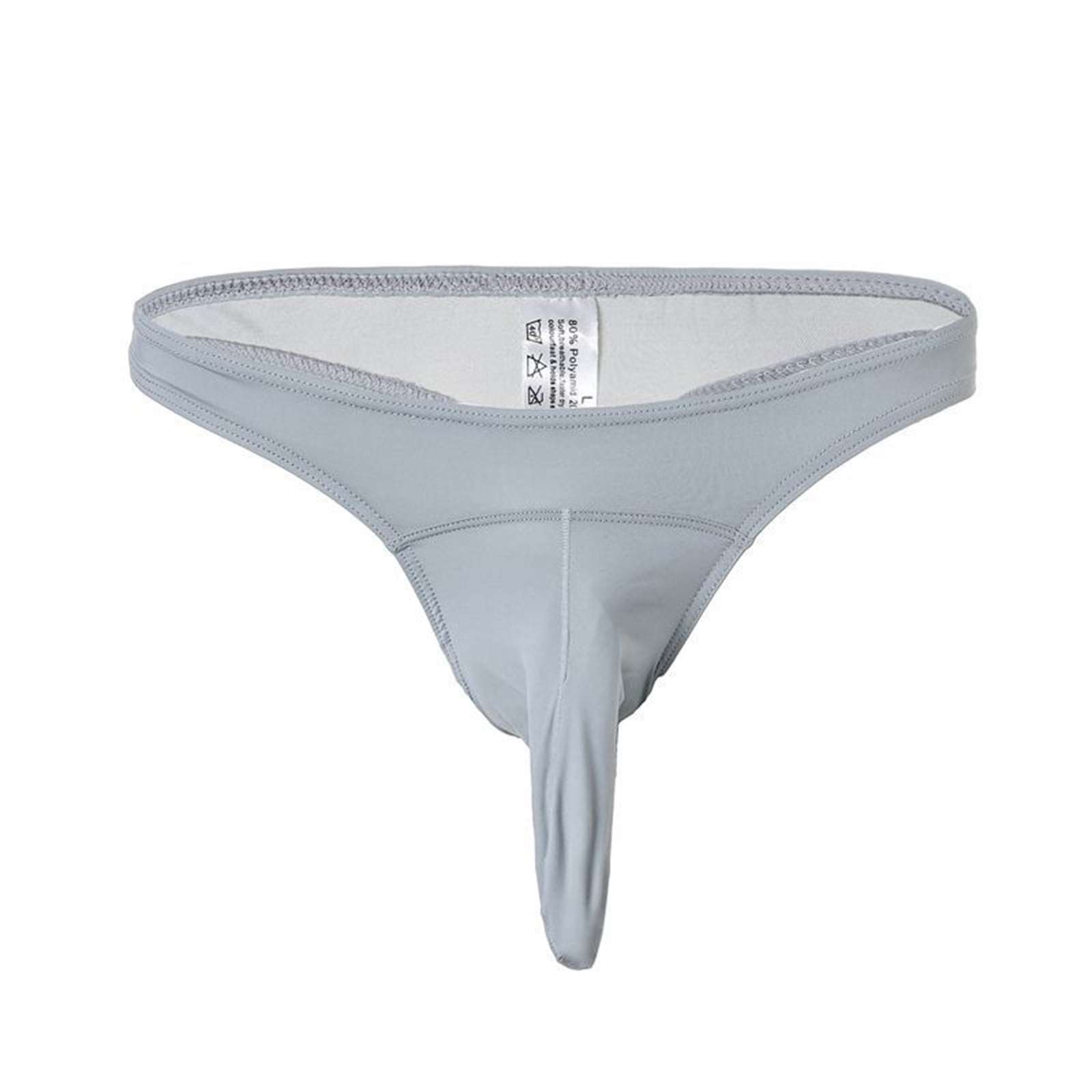 UoCefik Male Thong Stretch Solid Color Athletic Men's Underwear Briefs