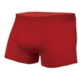 thumbnail image 1 of UoCefik Mens Underwear Boxers Briefs Cotton Breathable Wicking Trunks Comfortable Soft Seamless Underwear Boxer Shorts Pack,Red XXL, 1 of 3