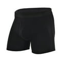 thumbnail image 1 of UoCefik Mens Underwear Boxers Briefs , Pack Breathable Wicking Cotton Trunks Comfortsoft Soft Stretchy Underwear Boxer Shorts,Black XXL, 1 of 3