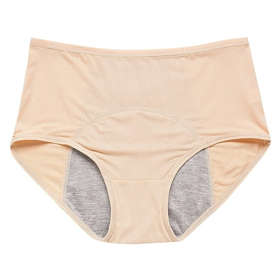 UoCefik Period Underwear Women, Heavy Leak-Proof Underwear for Women,Protection Dry & Secured Panties,Complexion Large