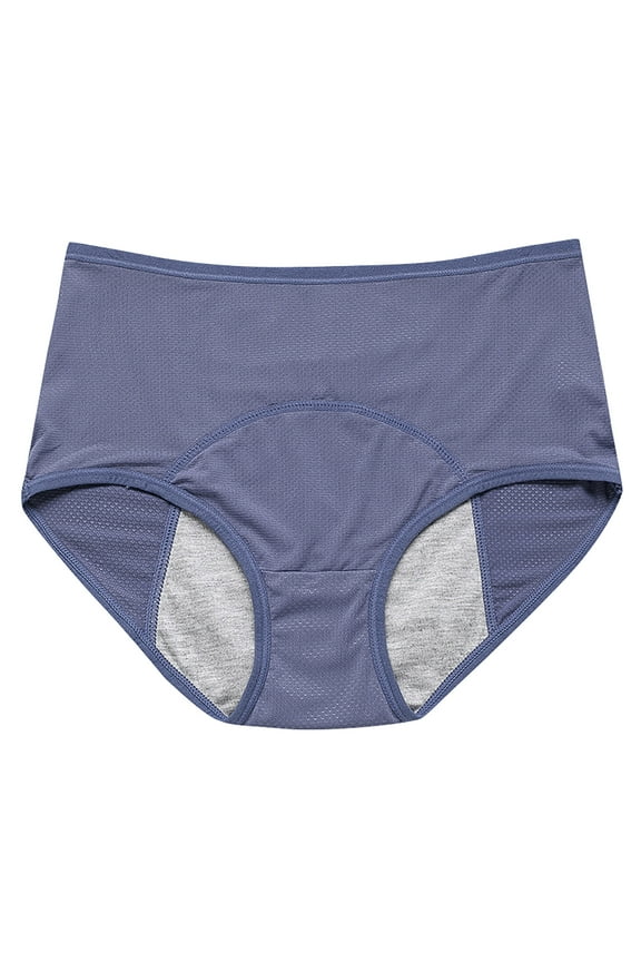 Period Underwear Women, Heavy Leak-Proof Underwear for Women,Protection Dry & Secured Panties,Light Purple 3X-Large